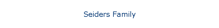 Seiders Family